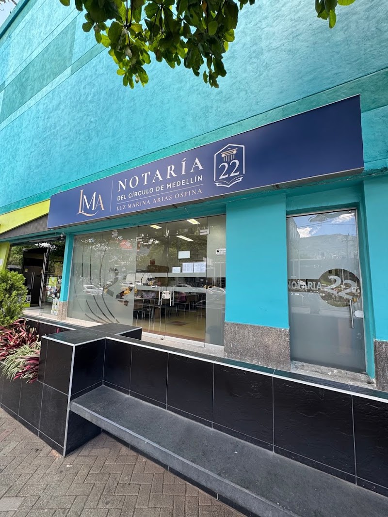 Notaría 22 de Medellín, barrio el poblado, Carrera 48 # 10 – 107, Centro Comercial Monterrey