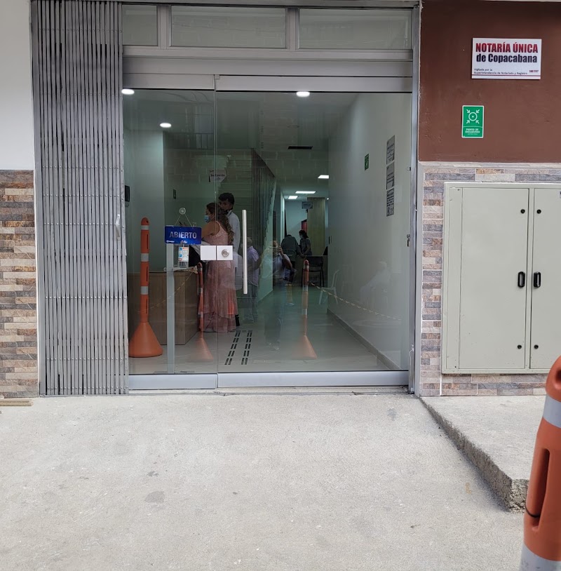 Notaría 1 de Medellín, Calle 49 # 51 – 81, Copacabana